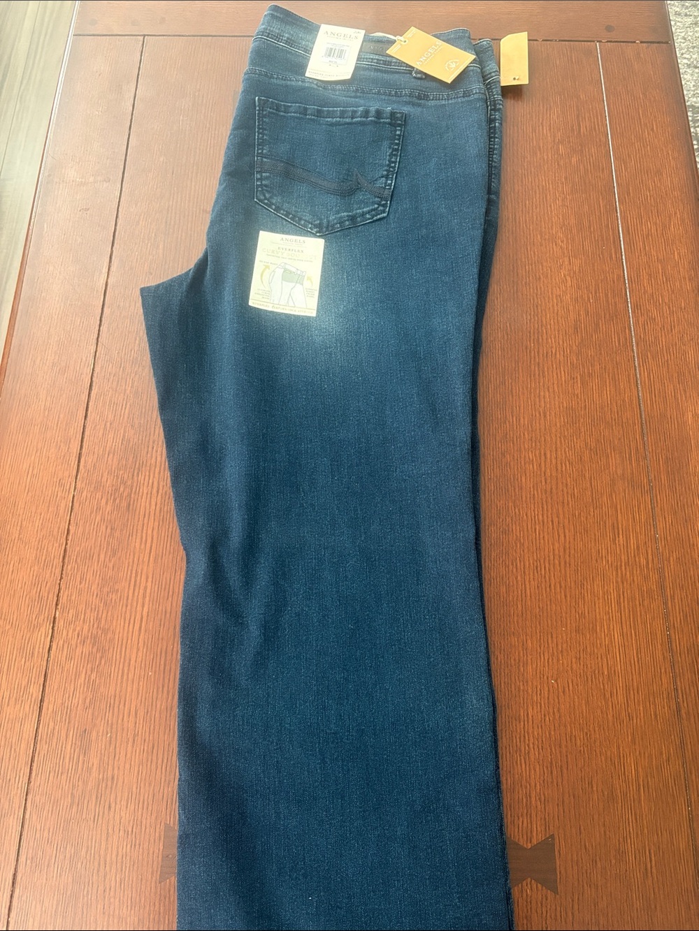 Beautiful, NWT, Angel boot cut jeans
